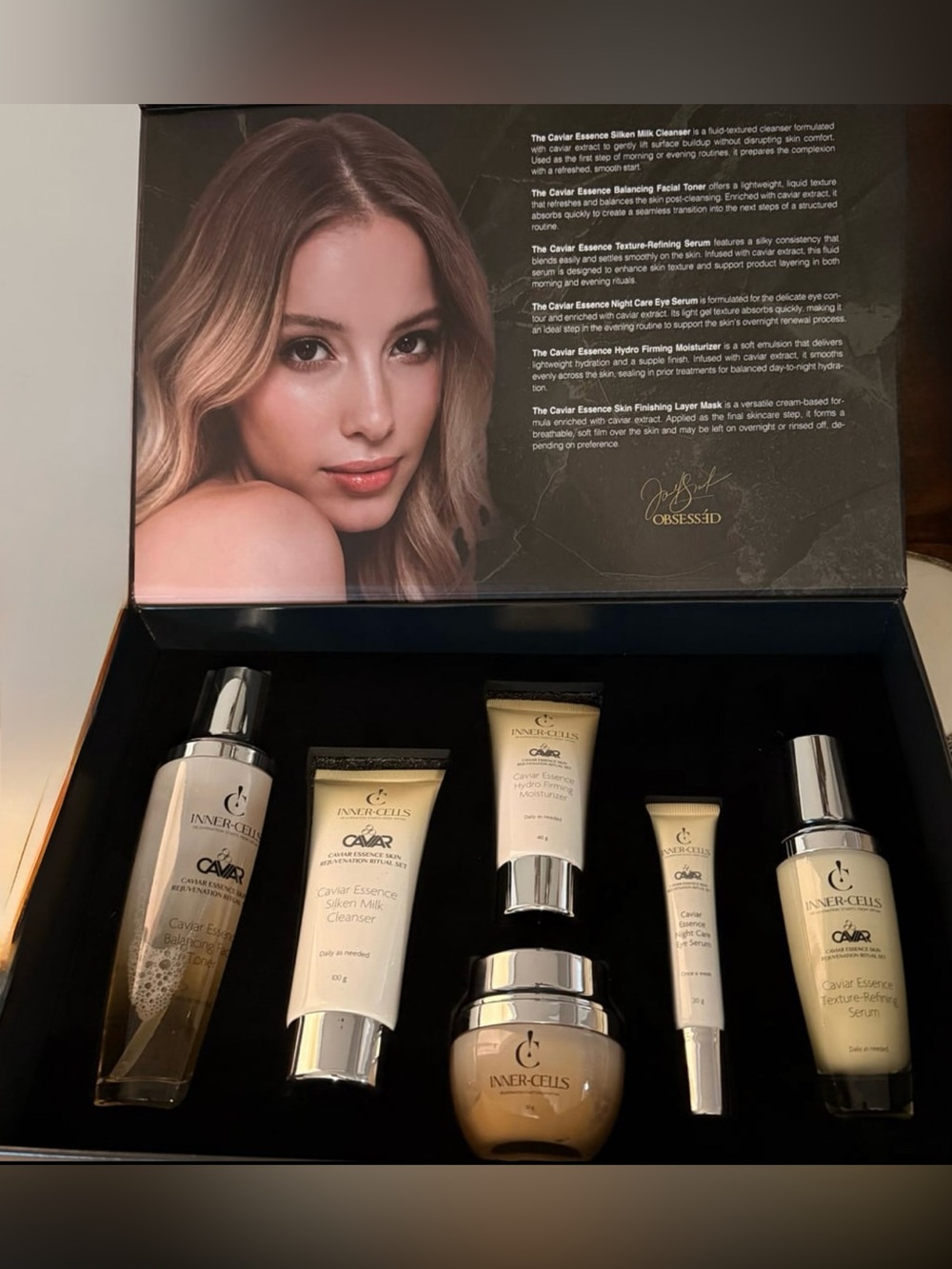 Inner Cells Caviar Essence Skin Rejuvenation Skin Care Set~ 6 Piece Set